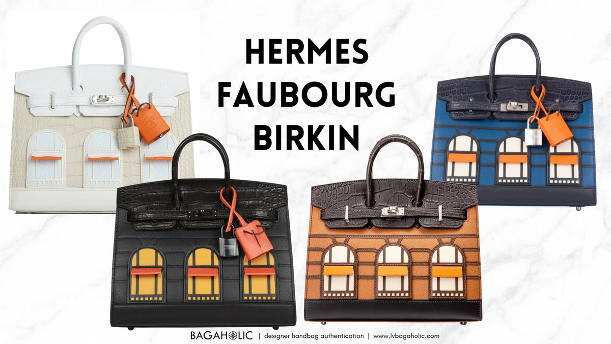 Hermes Neige Faubourg House Birkin Handbag