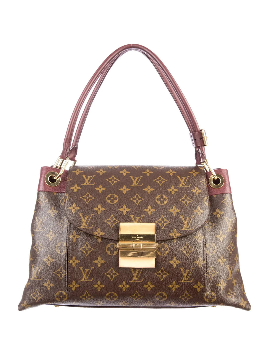Louis Vuitton LV Olympe Monogram Tote Handbag Shoulder Bag H182