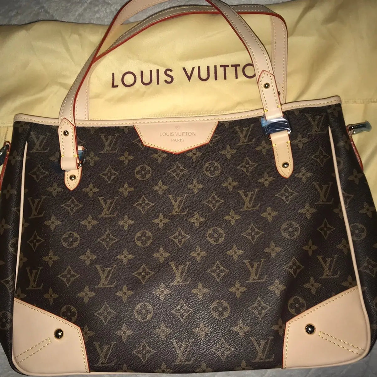 Louis Vuitton - Authenticated Croisé Utility Handbag - Cotton Beige for Women, Never Worn