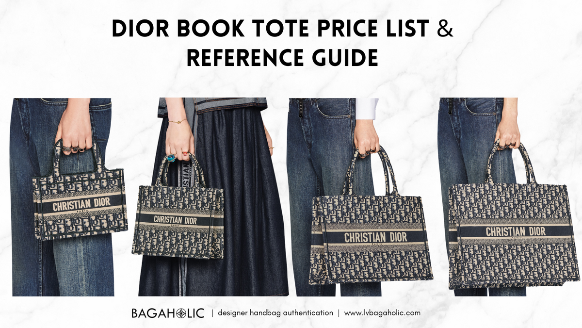 Dior Small Book Tote Bag Reference Guide - Spotted Fashion
