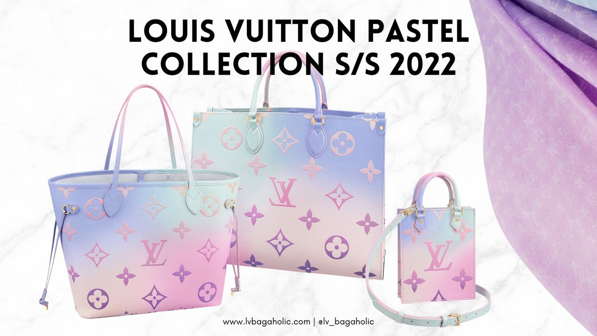 Louis Vuitton on X: Early morning sunrise. A pastel Monogram gradient in  warm orange and feminine pink grapefruit is featured on a range of new and  iconic bags and accessories. See #LouisVuitton's