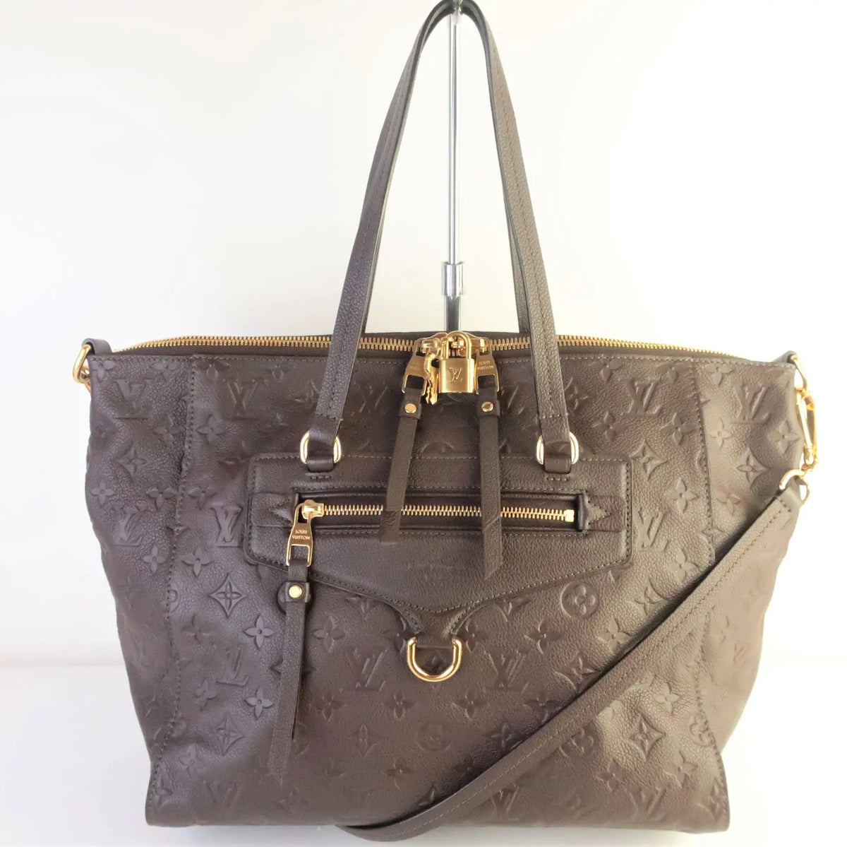 Louis Vuitton Terre/Brown Monogram Empreinte Citadine Bag with