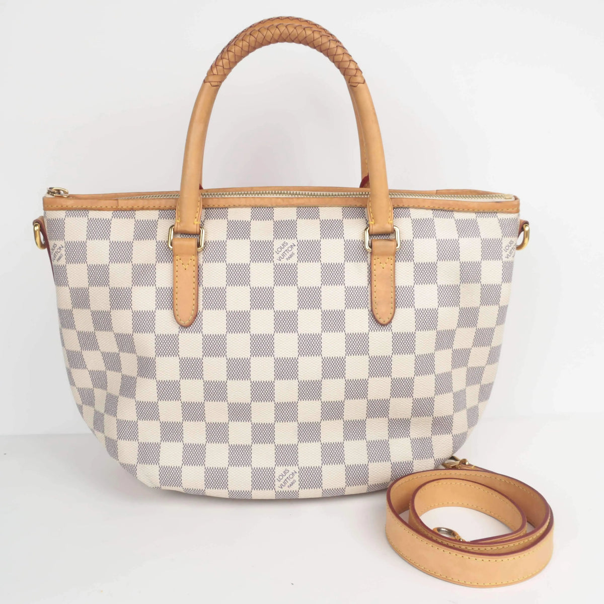 LOUIS VUITTON Damier Azur Riviera MM Handbag Shoulder Bag