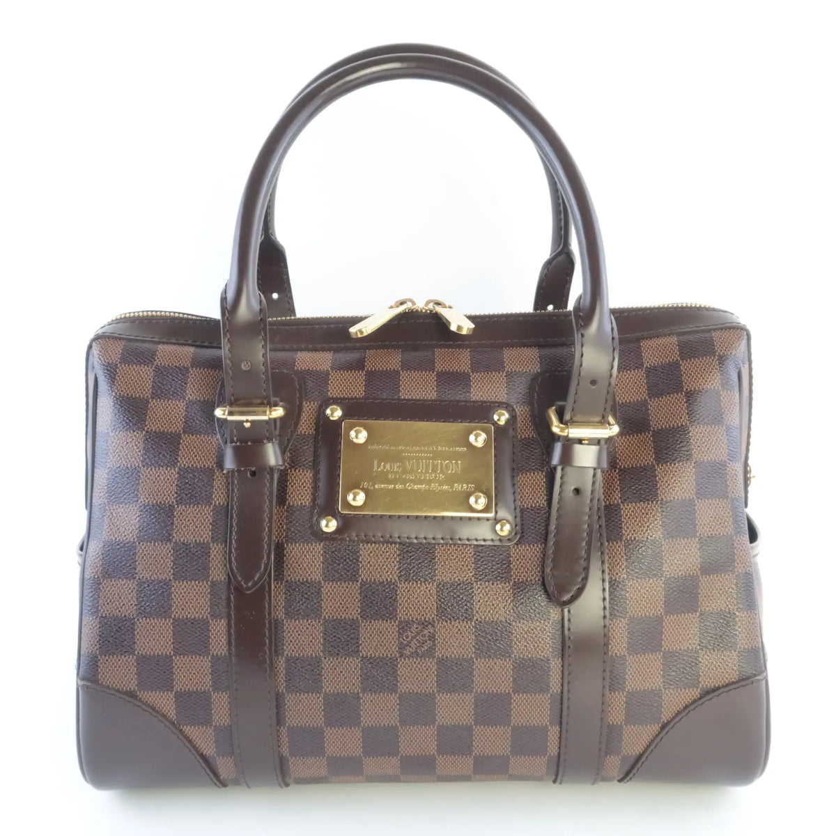 Louis Vuitton Damier Ebene Canvas Berkeley Handbag – Bagaholic