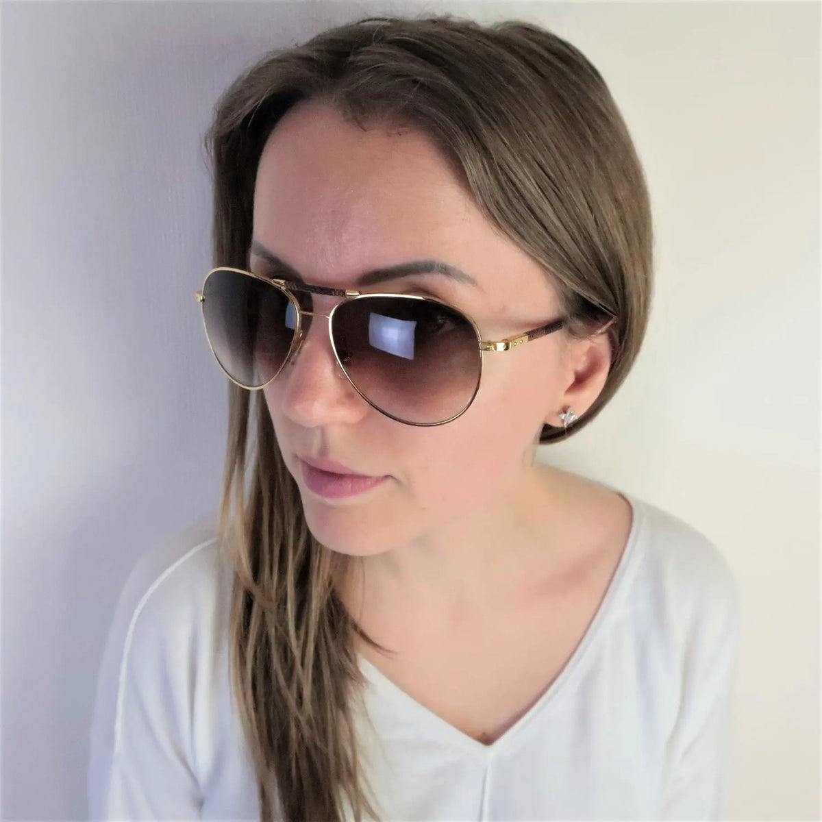 Louis Vuitton Damier Ebene Conspiration Pilote Sunglasses – Bagaholic