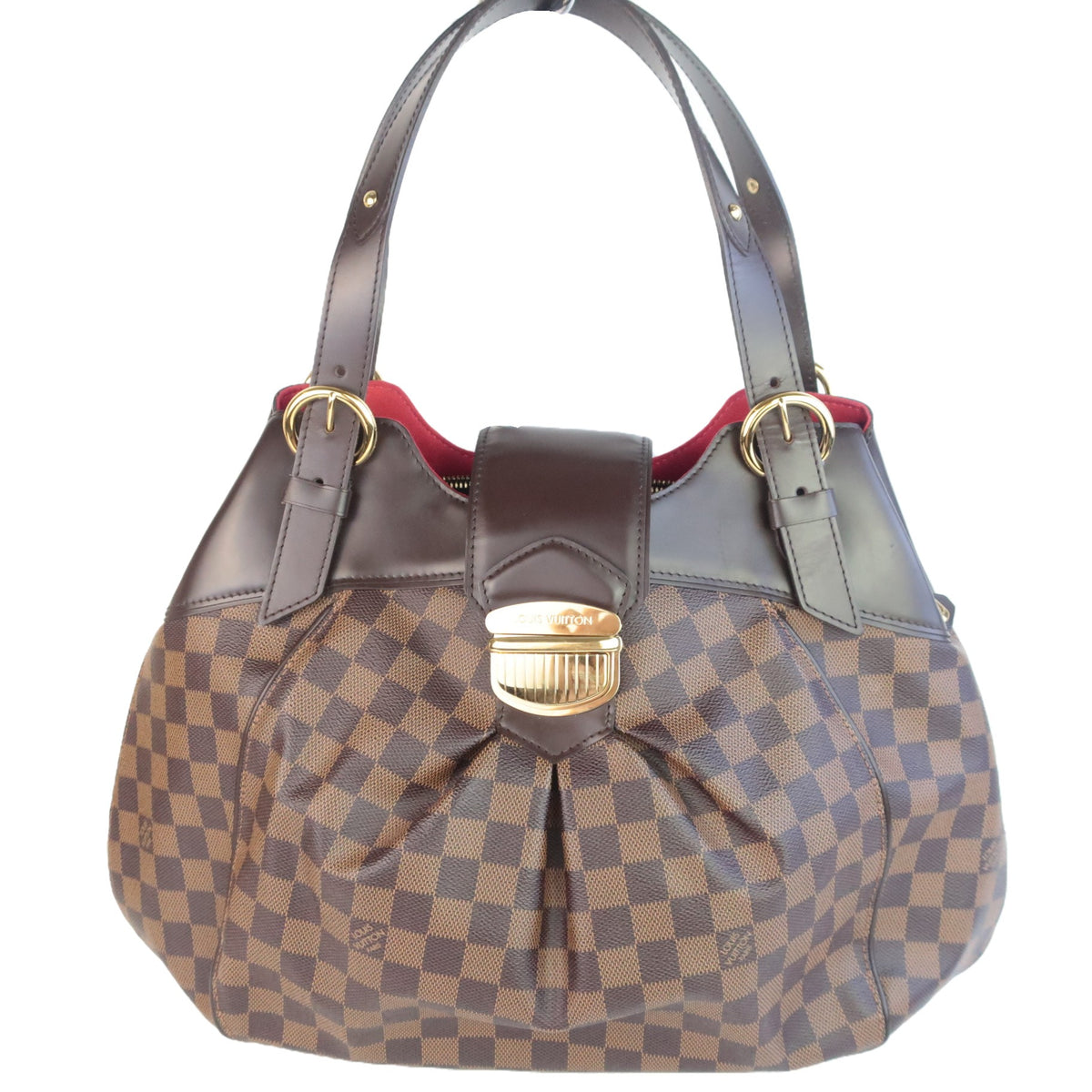 Authentic Louis Vuitton Damier Ebene Sistina GM Shoulder Bag