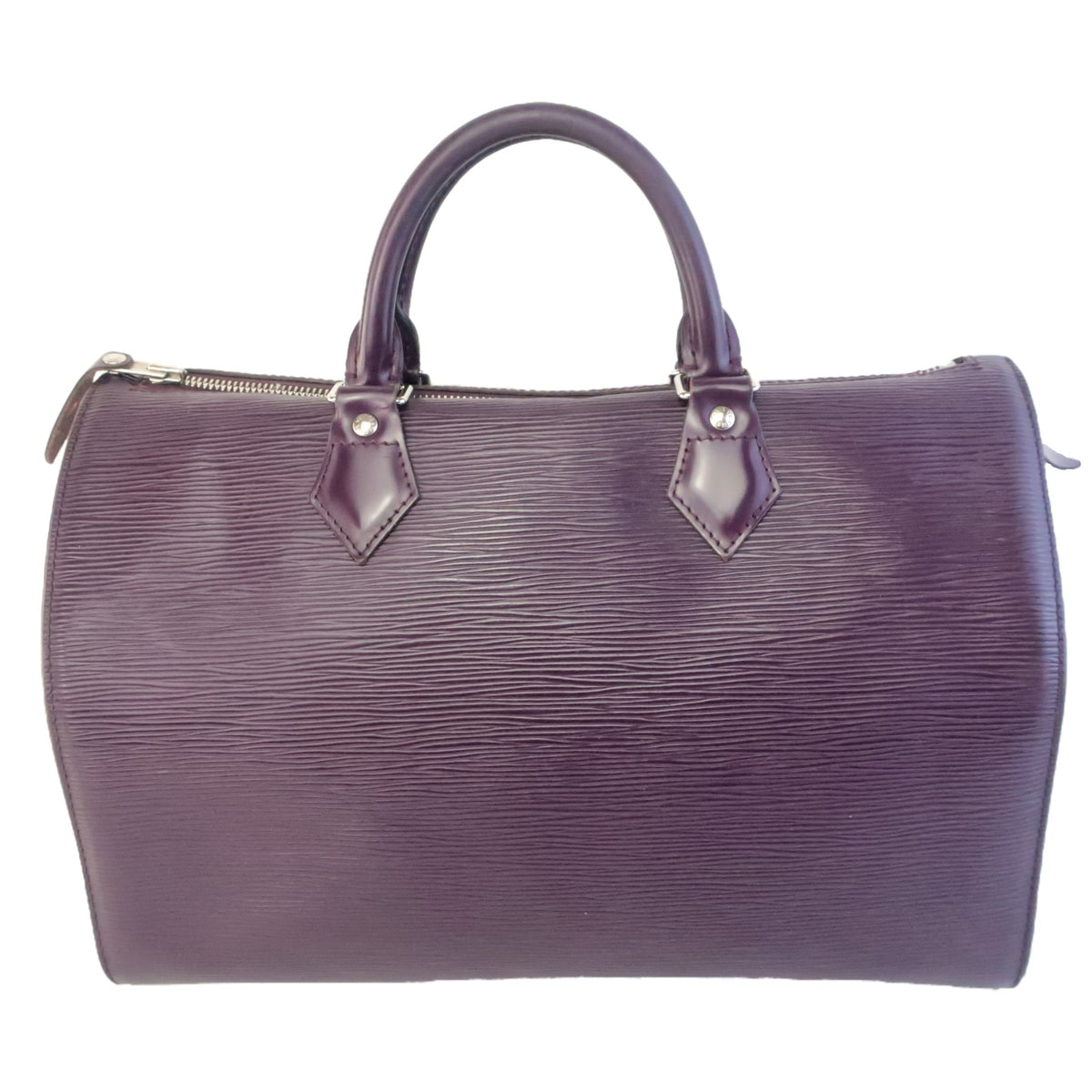 Louis Vuitton Purple Cassis Epi Vintage Speedy 35 Bag - ShopperBoard