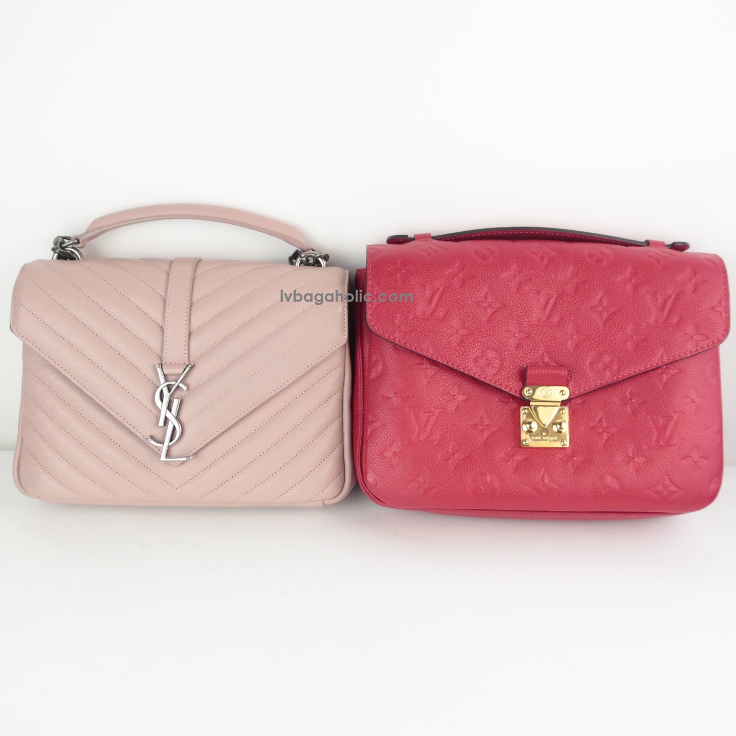 COMPARISION Louis Vuitton pochette Metis VS Loewe Puzzle bag small in light  caramel color 