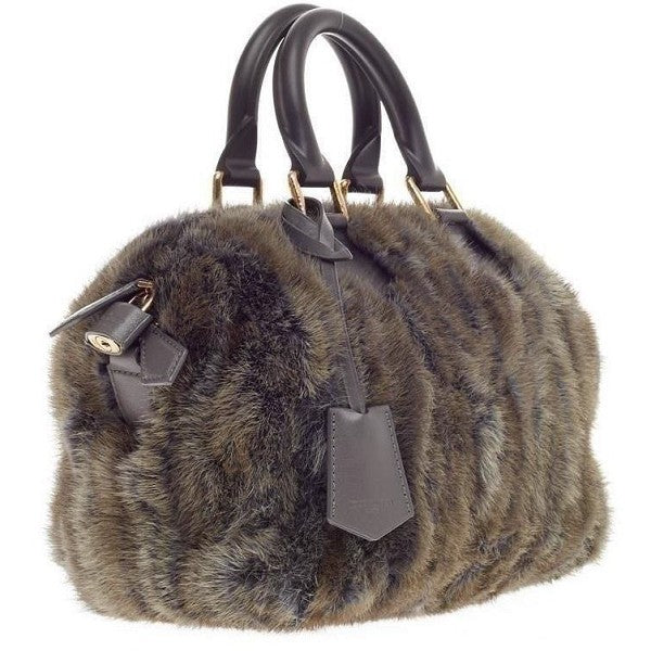Louis Vuitton Speedy Limited Edition Caresse Mink 25 at 1stDibs
