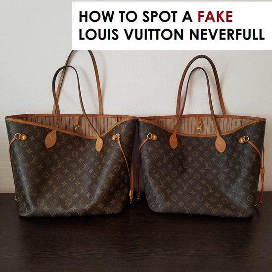 LV SUPERFAKE* How to Spot a Louis Vuitton Monogram Neverfull MM