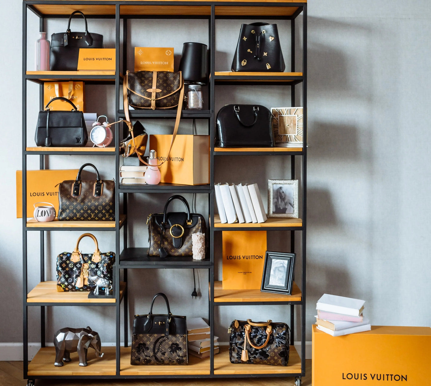 Bag Storage and Display Case for Chanel, Hermes, Louis Vuitton