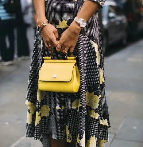 Dolce & Gabbana Small Sicily Handbag In Yellow