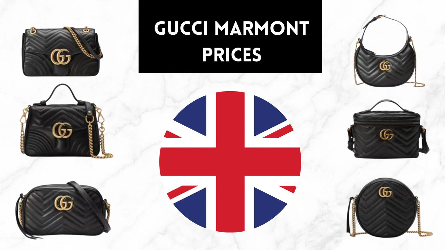 Gucci Marmont Price Reference Guide UK pounds