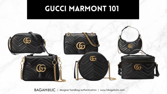 Size Comparison of the Gucci Marmont Mini & Small Crossbody