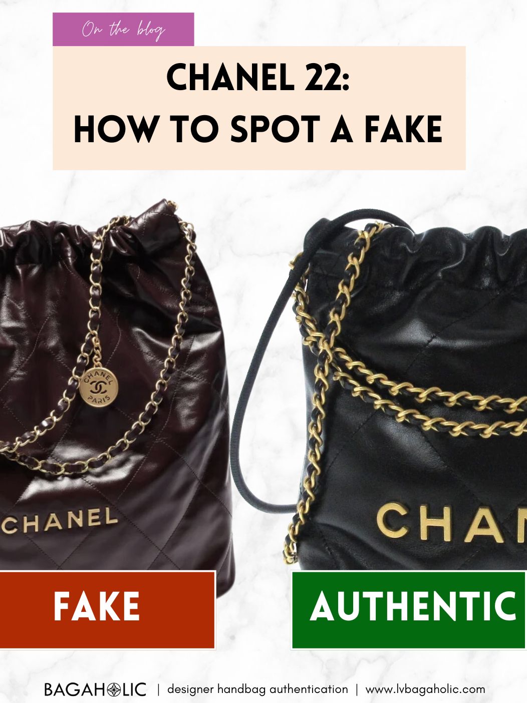 Bagaholics Blog Getaggt "chanel real vs fake"