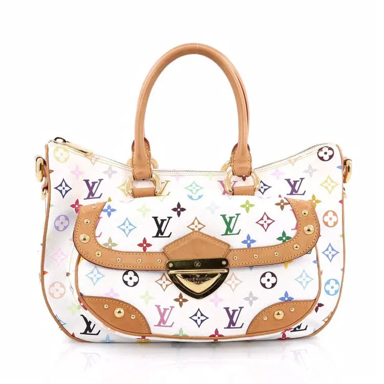 Louis Vuitton White Monogram Multicolor Rita Shoulder Bag