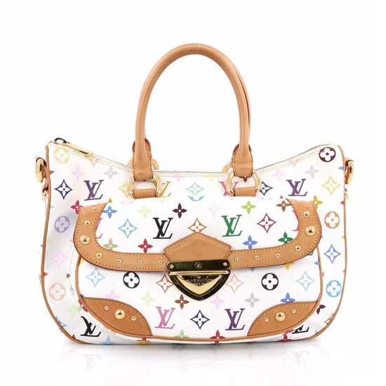 Louis Vuitton, Bags, Authentic Louis Vuitton White Multicolor Rita