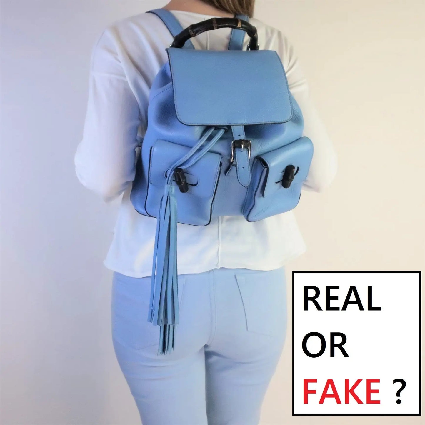 Gucci Bamboo Backpack: Real vs. Fake Comparison