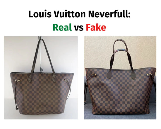 Louis Vuitton Neverfull Fake vs Real