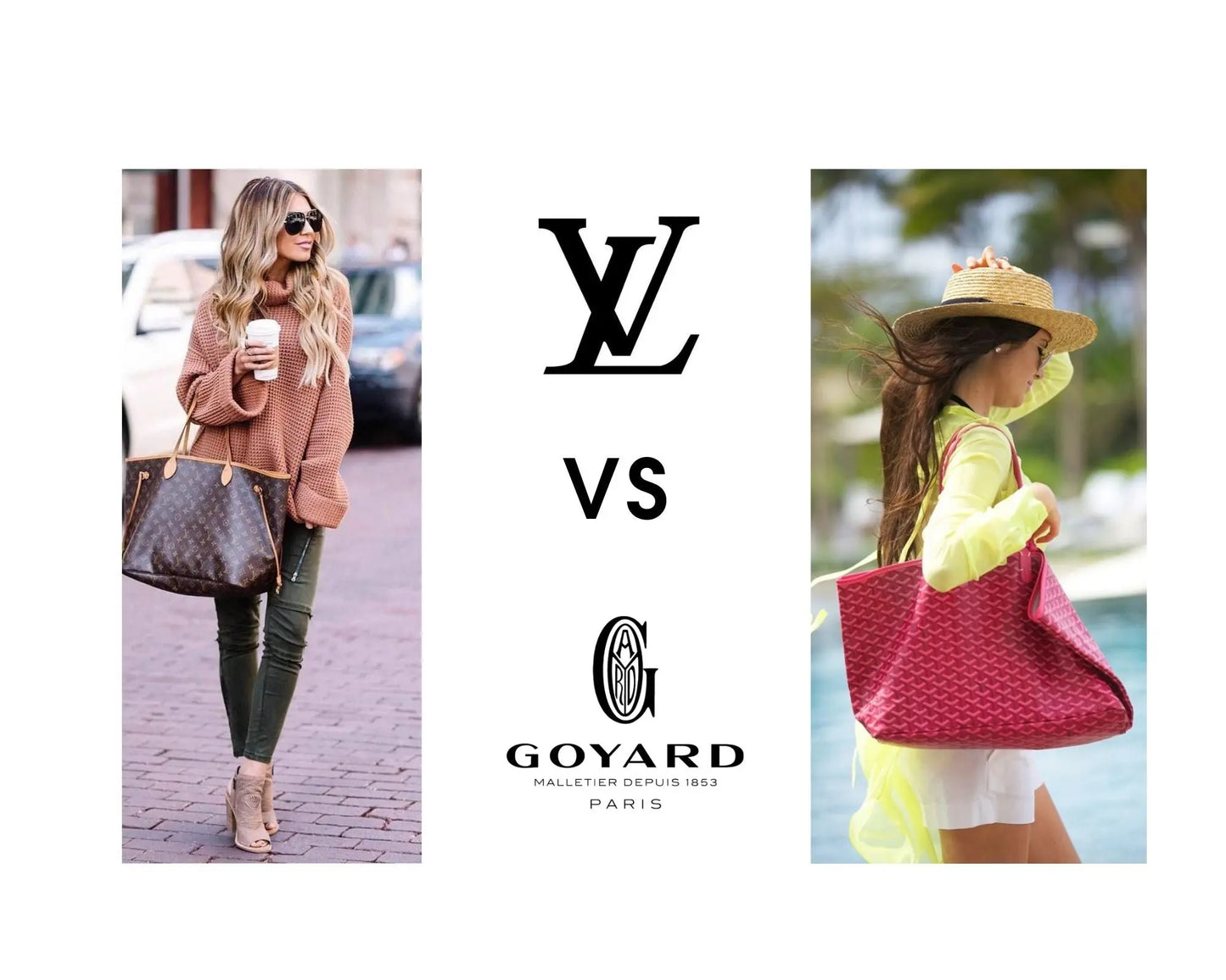LV Neverfull vs Goyard Comparison
