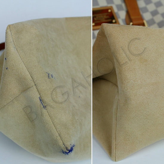 how to clean inside lining of a bag
