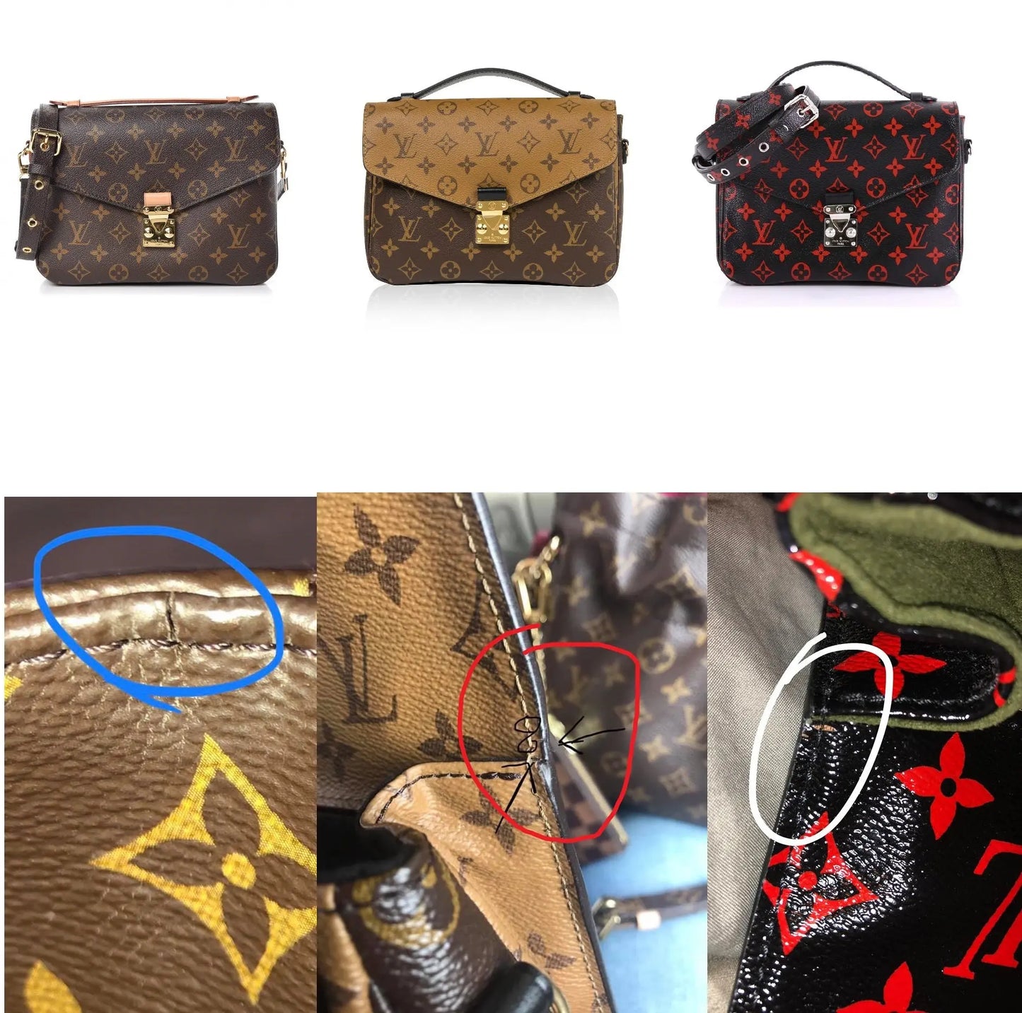Before you Buy:  Louis Vuitton Pochette Metis Common Issues / Cracking / Wear and Tear (real pictures)