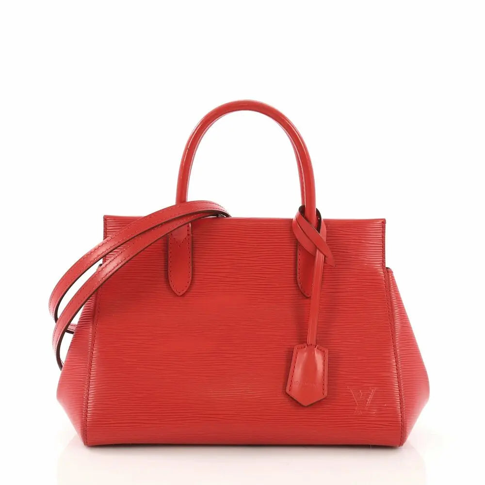 Marly leather handbag Louis Vuitton Red in Leather - 25251232