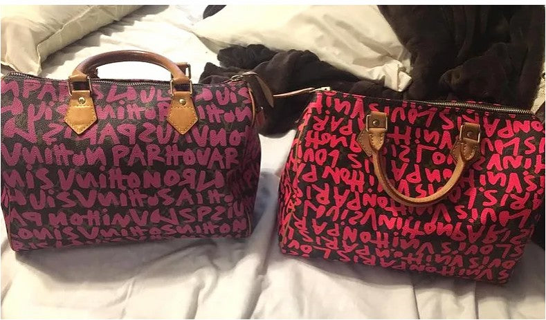 How To Tell if a Louis Vuitton Graffiti Speedy is Real or Fake