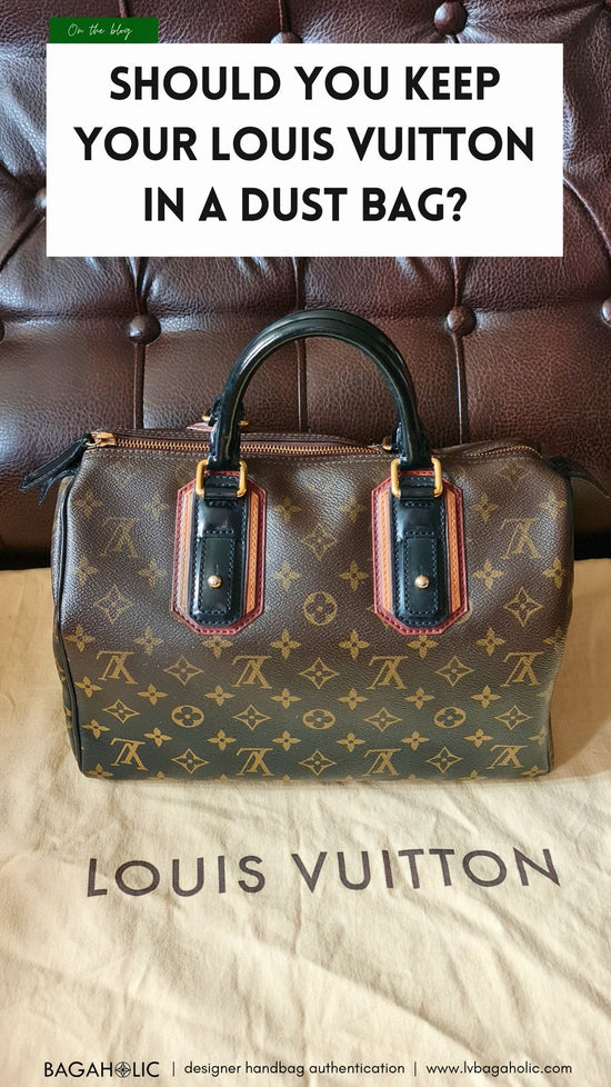 3 Reasons You Should Keep your Louis Vuitton in a Dust Bag