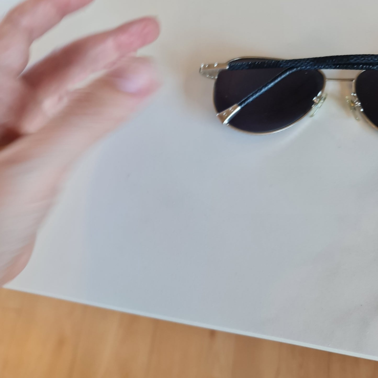 Louis Vuitton Silvertone Monogramme Conspiration Pilote Sunglasses