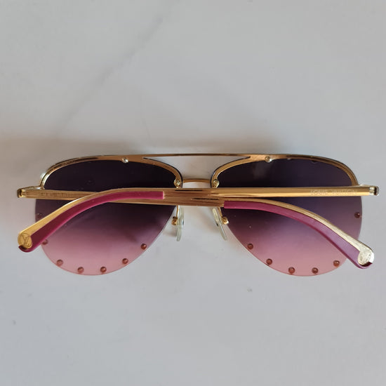 Louis Vuitton Pink The Party Sunglasses (799)