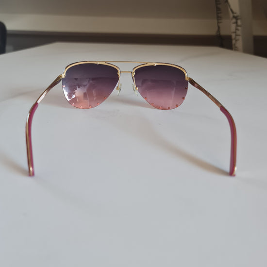 Louis vuitton rosa las gafas de sol de fiesta