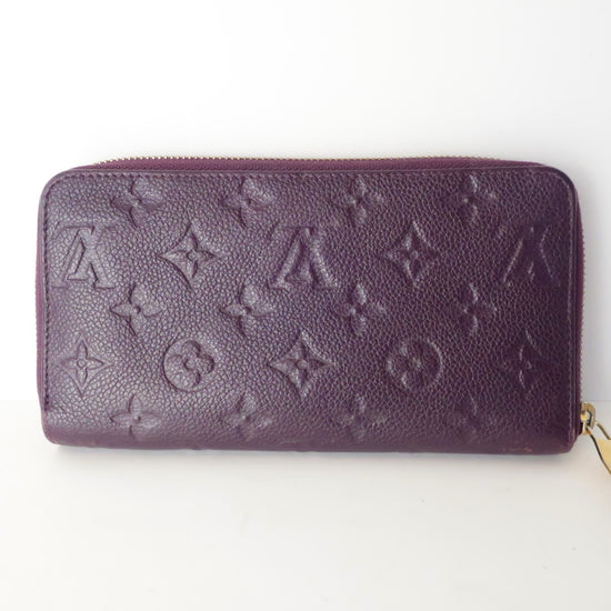 Louis Vuitton Monogram Empreinte Aube/Violet Secret Wallet (727)