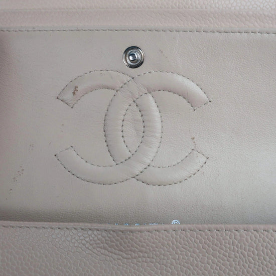 Chanel Chanel Classic Double Flap Beige Caviar Bag LVBagaholic