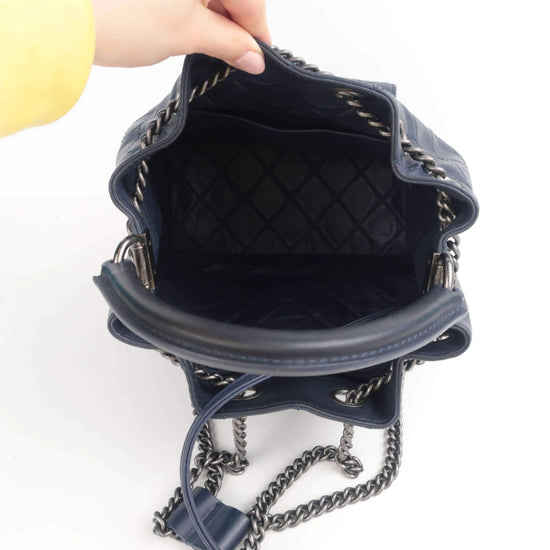 Load image into Gallery viewer, Chanel Chanel Drawstring Backpack/Bag With Top Handle S/S 2016 (153) LVBagaholic
