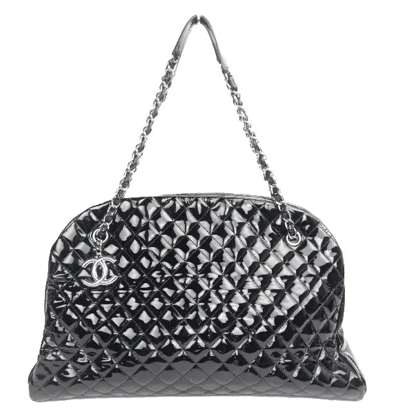 Chanel Black Quilted Patent Leather Just Mademoiselle Bowling Bag Silver  Hardware, 2010 Available For Immediate Sale At Sotheby's