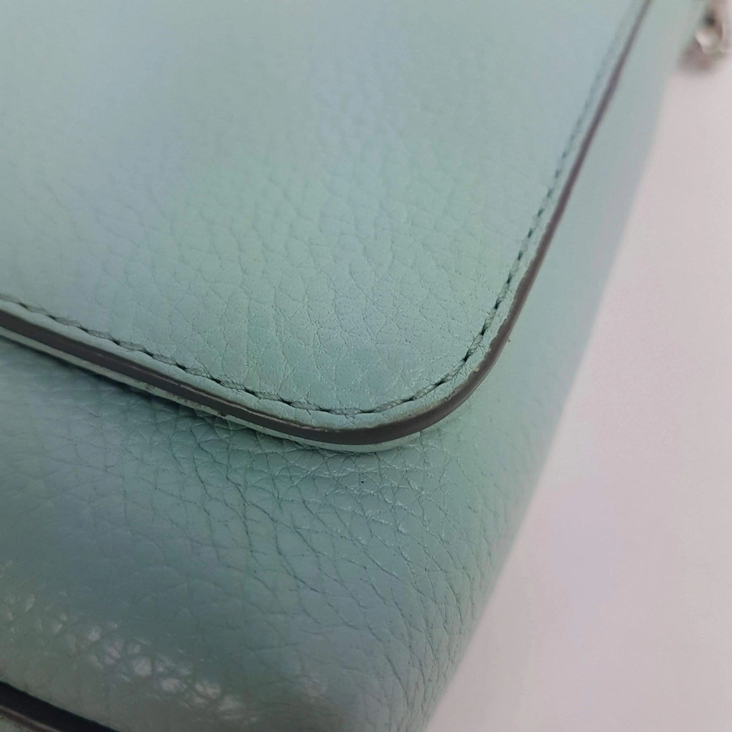 Load image into Gallery viewer, Coach Coach Crosstown Crossbody Bag In Pebble Leather Light Green LVBagaholic
