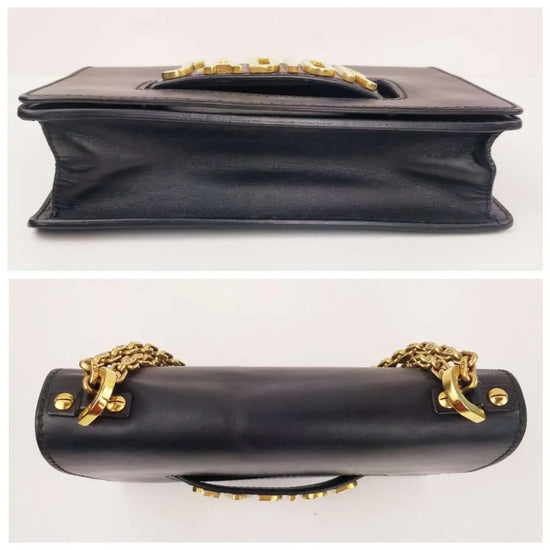 Dior Christian Dior Black Leather J'ADIOR Chain Flap Bag LVBagaholic