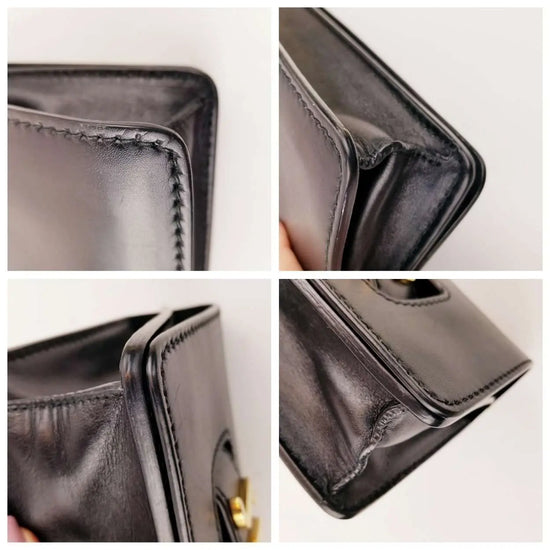 Dior Christian Dior Black Leather J'ADIOR Chain Flap Bag LVBagaholic