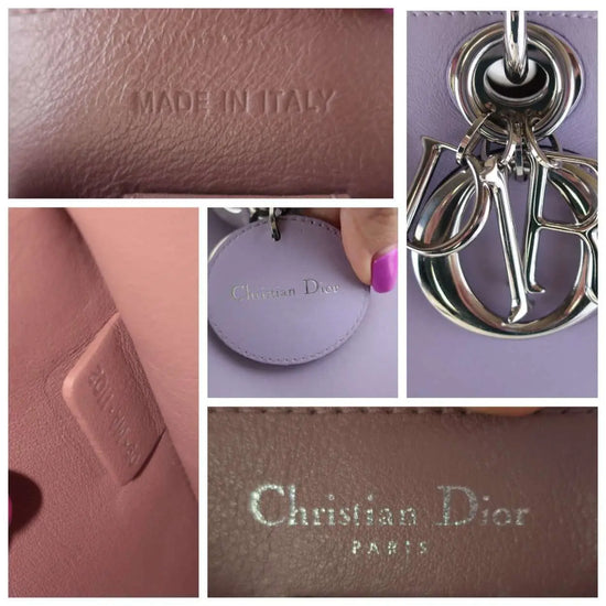 Dior Christian Dior Limited Edition Large Lilac Diorissimo Shoulder Bag LVBagaholic