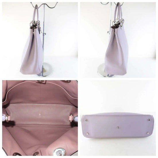 Load image into Gallery viewer, Dior Christian Dior Limited Edition Large Lilac Diorissimo Shoulder Bag LVBagaholic
