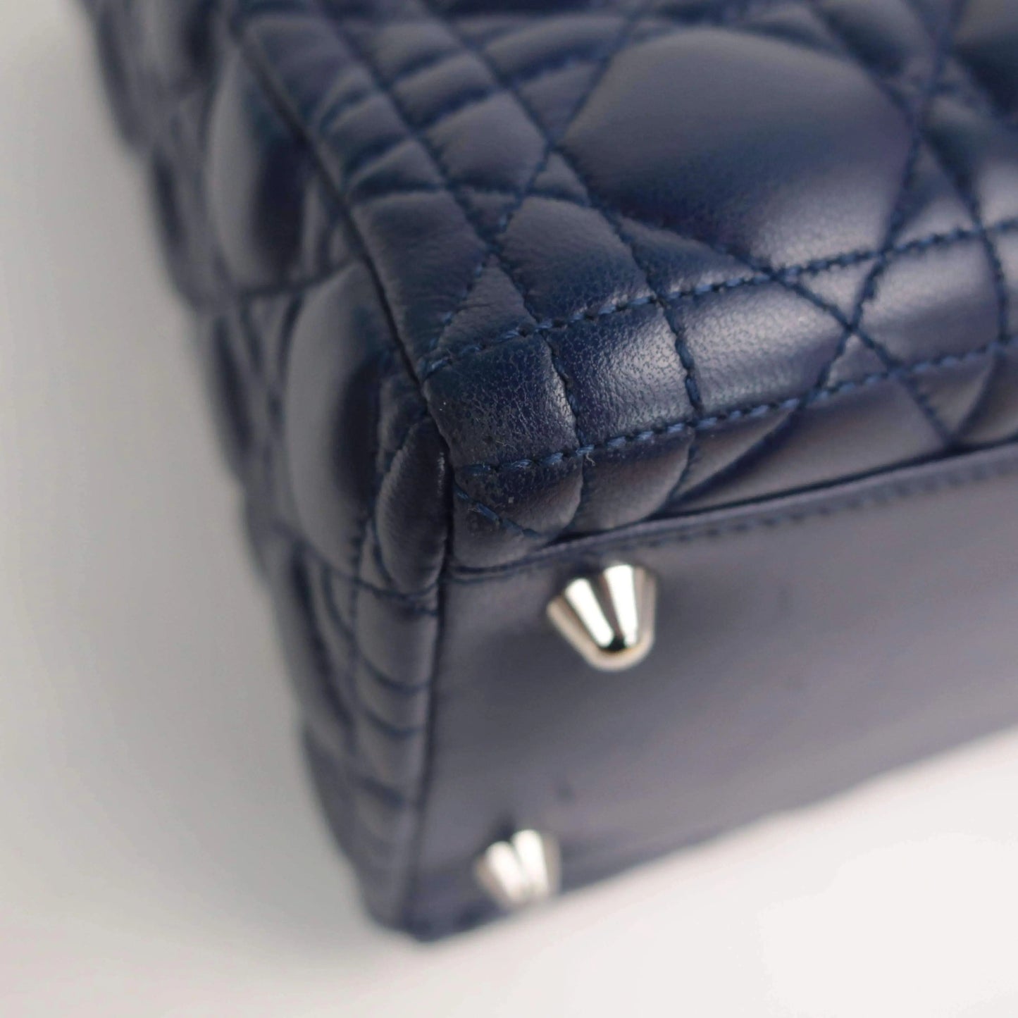 Load image into Gallery viewer, Dior Dior Lady Dior Large Lambskin Shoulder Bag LVBagaholic
