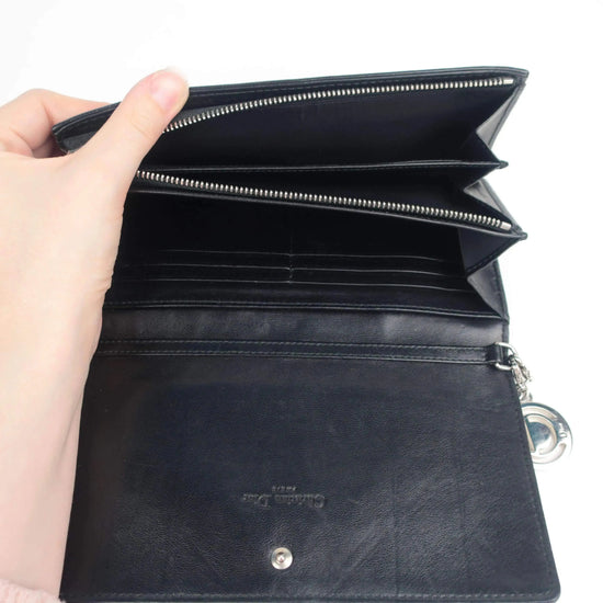 Dior Dior Lambskin Leather Wallet on Chain WOC LVBagaholic