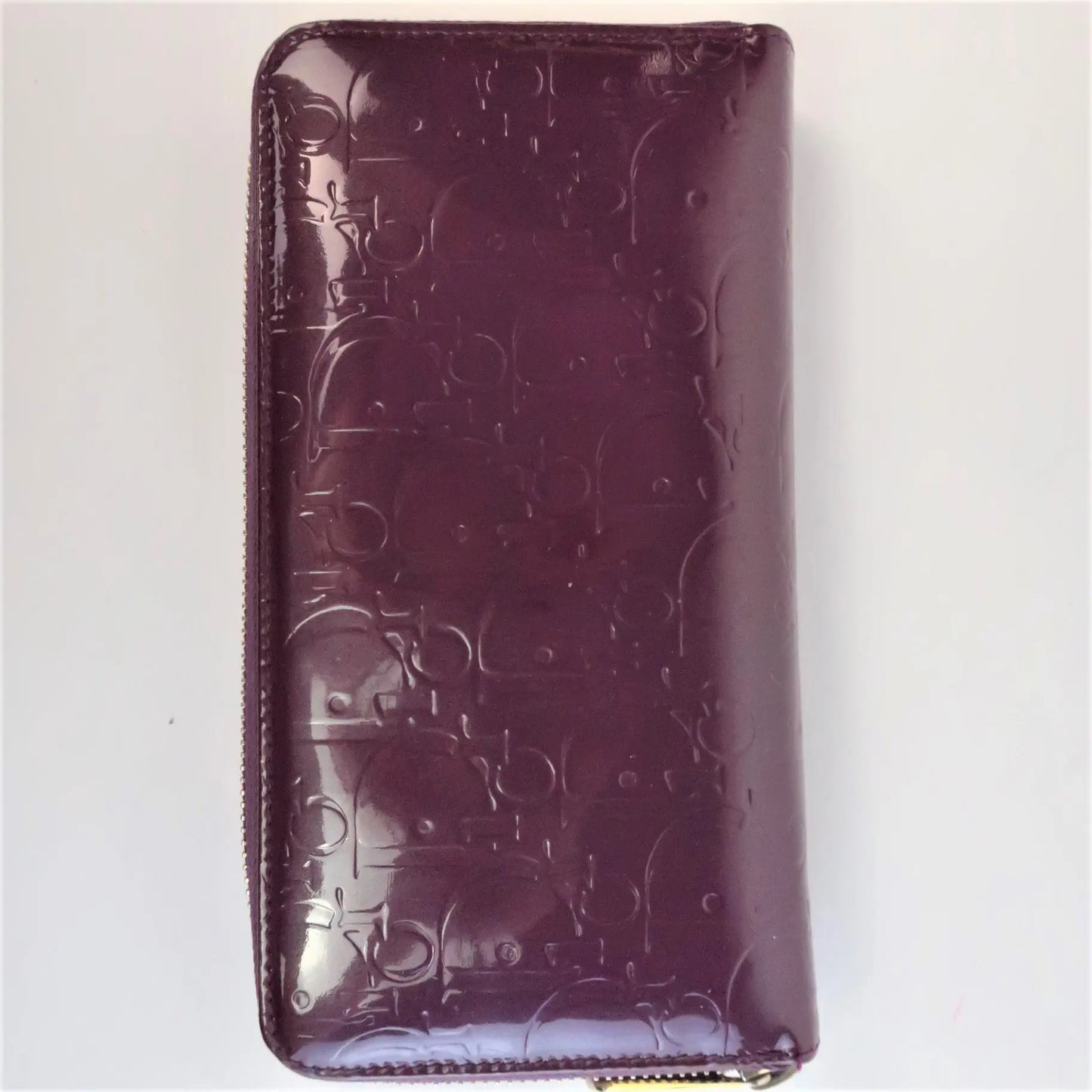 Dior Dior Patent Leather Violet Wallet LVBagaholic