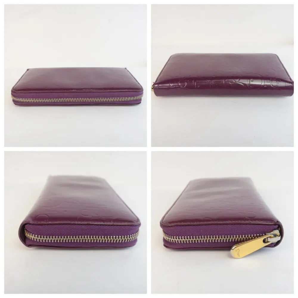 Load image into Gallery viewer, Dior Dior Patent Leather Violet Wallet LVBagaholic
