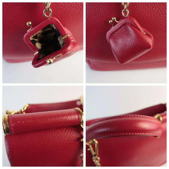 Dolce Gabbana Red Leather Soft Miss Sicily Bag – Bagaholic