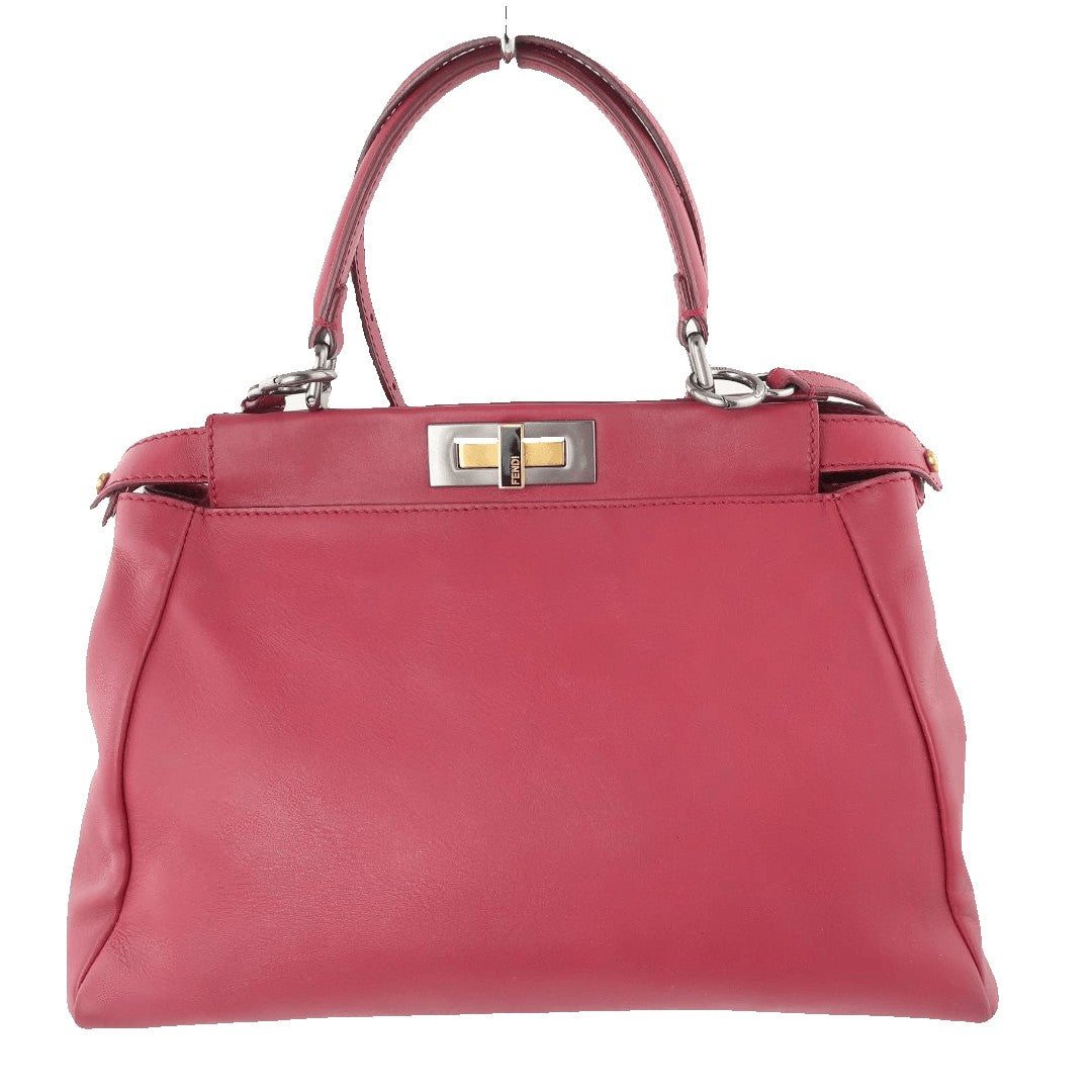 Fendi Fendi Peekaboo Calfskin Medium Bag LVBagaholic