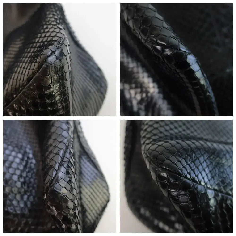 Load image into Gallery viewer, Gucci Gucci Black Python Large Horsebit Hobo Bag LVBagaholic
