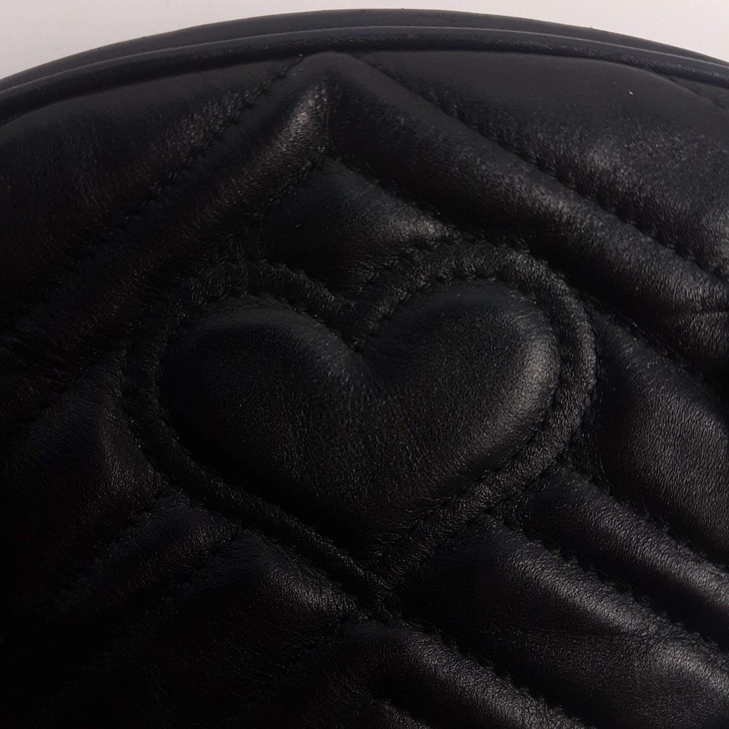 Load image into Gallery viewer, Gucci Gucci Black Quilted Leather GG Marmont Waist Belt Bag LVBagaholic
