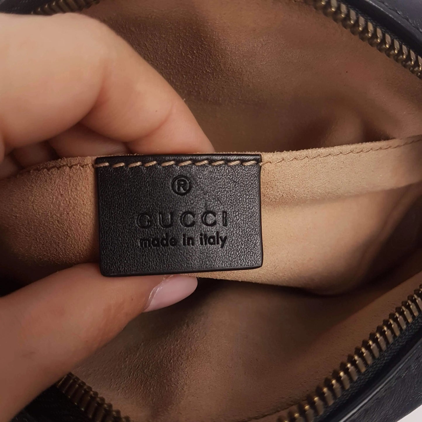 Gucci Gucci Black Quilted Leather GG Marmont Waist Belt Bag LVBagaholic